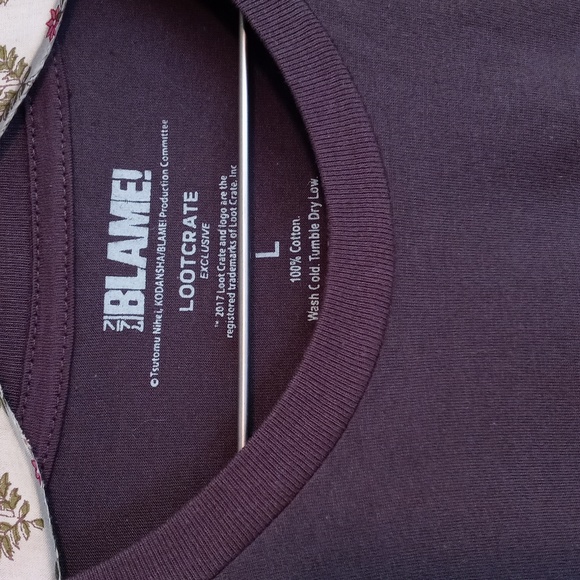 Men's Lootcrate Blame! grey Large t-shirt - Picture 3 of 4